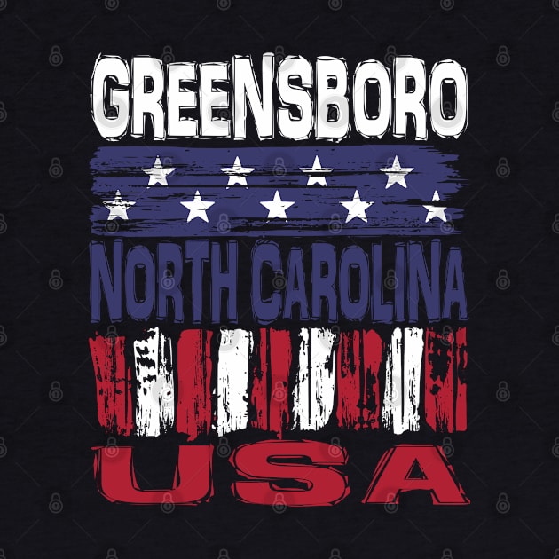 Greensboro North Carolina USA T-Shirt by Nerd_art